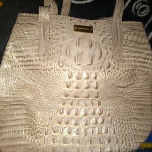 Designer handbag cream color one size